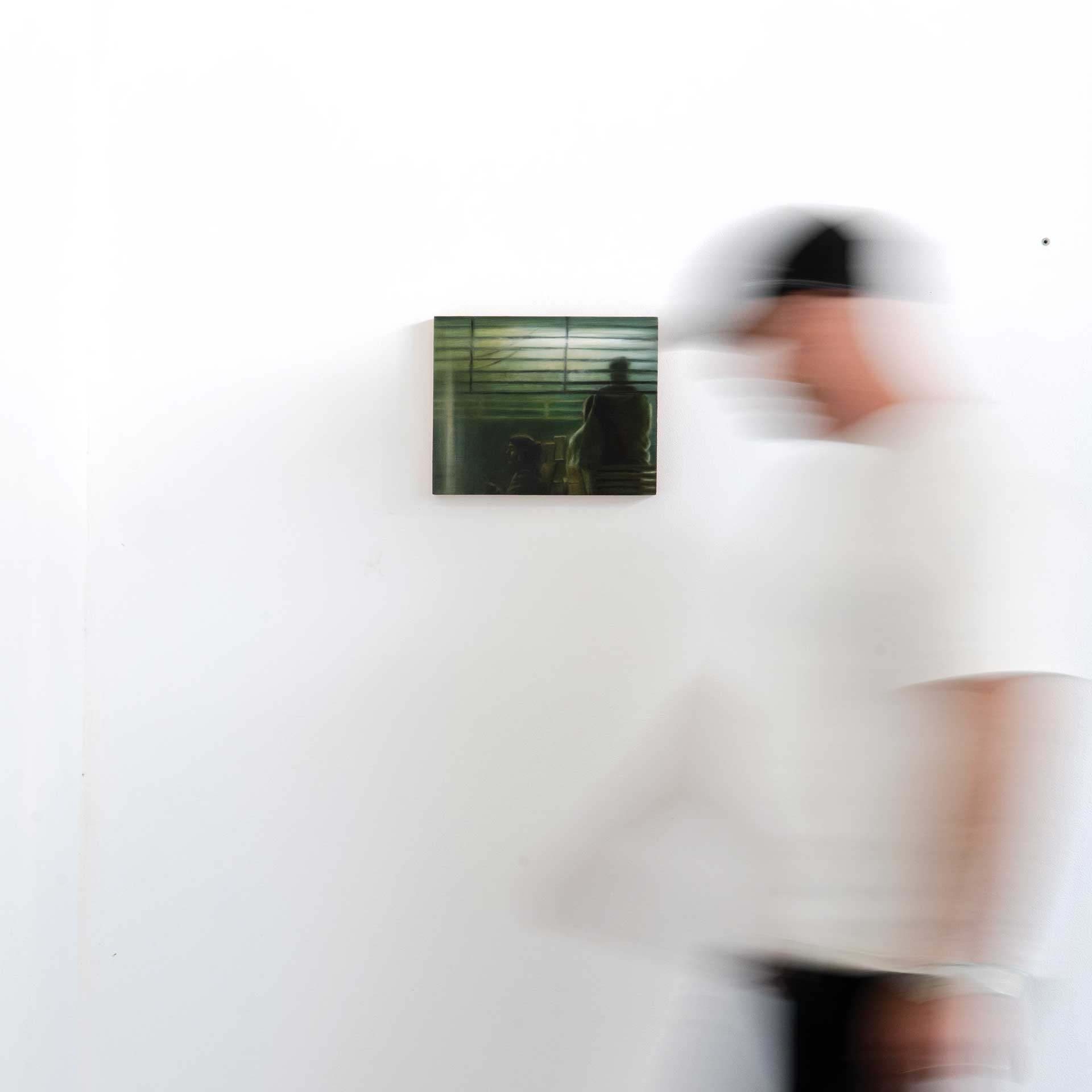 Peinture petit format Antonin Rodet. Max rodeo